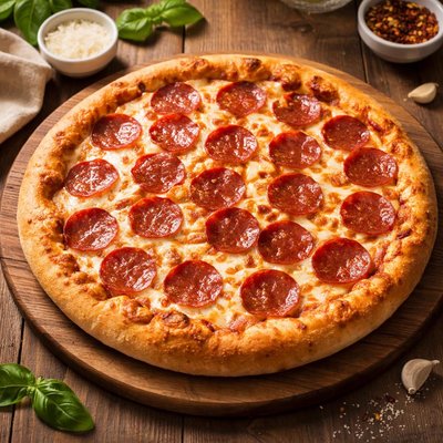 Peporoni pizza from pizza hut