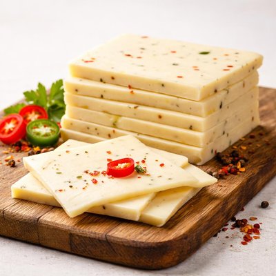 Pepper jack slice