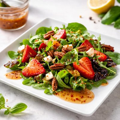 Pepper jelly vinaigrette