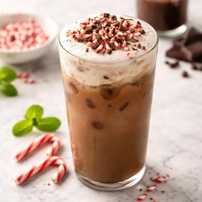 Peppermint mocha cold foam
