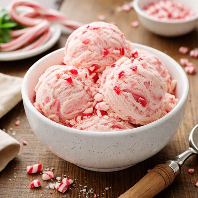 Peppermint stick ice cream
