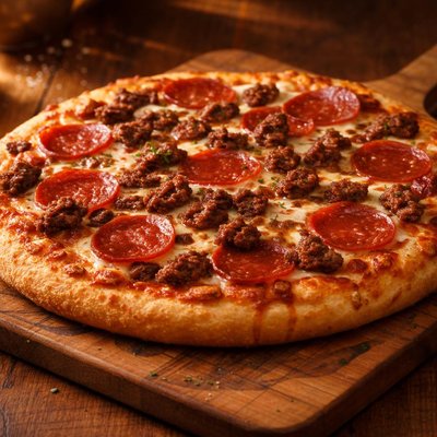 意大利辣香肠牛肉披萨