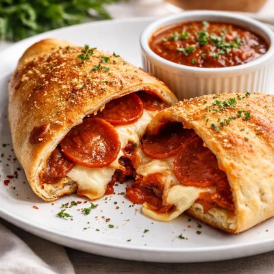 Pepperoni calzone