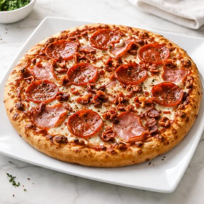 意式香肠火腿培根披萨