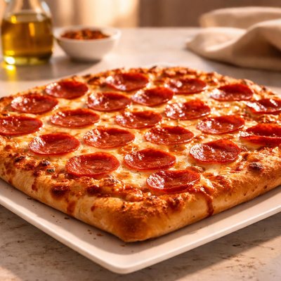 Pepperoni lovers pizza