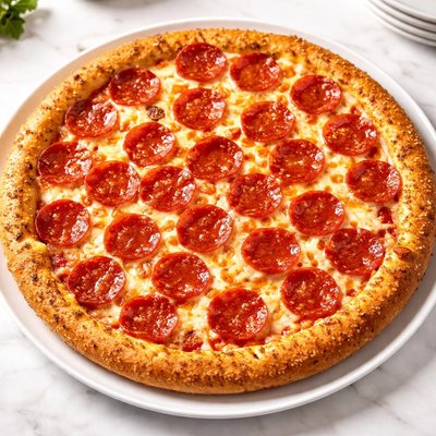 Pepperoni pizza hungry howie