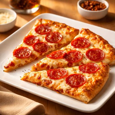 意式辣香肠披萨片必胜客