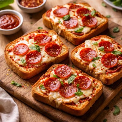 Pepperoni pizza toast