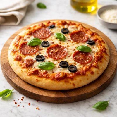 Personal pan pizza homemade