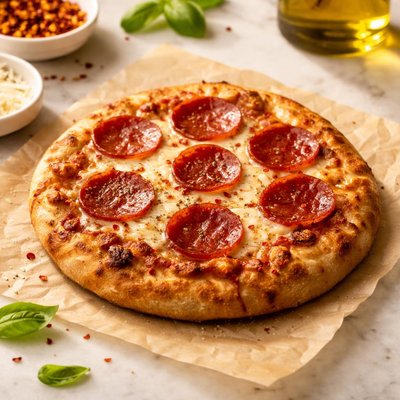 Personal size pepperoni pizza