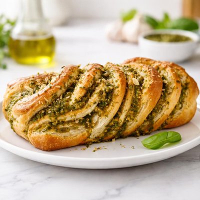 Pesto bread