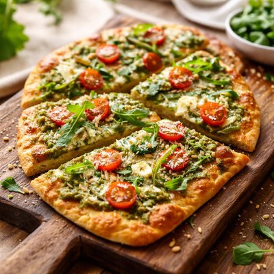 Pesto flatbread