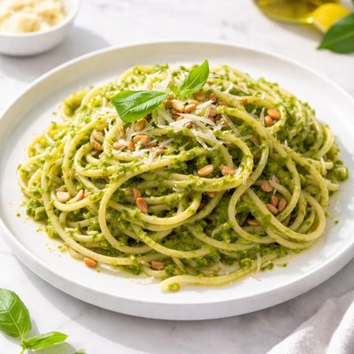 Pesto noodles