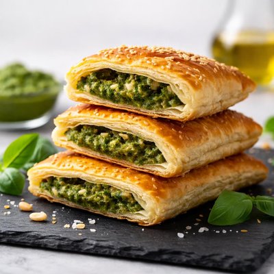 Pesto pastry