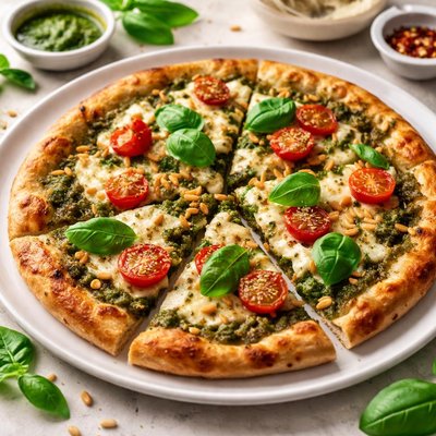 Pesto pizza