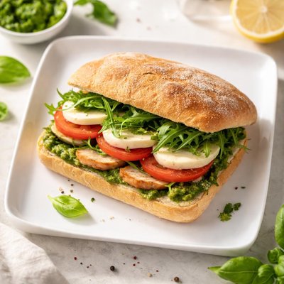 Pesto sandwich