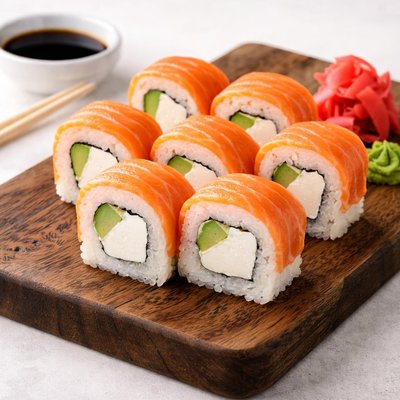 طبق رول فيلادلفيا