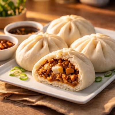 Philippine pork siopao