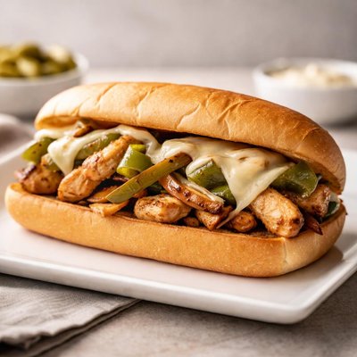 Philly chicken sandwich