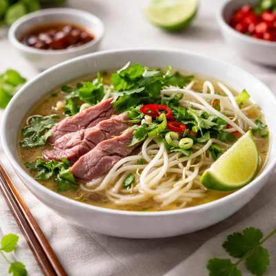 Pho noodles