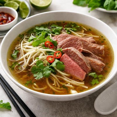 Pho soup no noodles