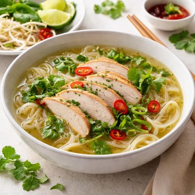 Pho with chicken
