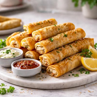 Phyllo pastry sticks