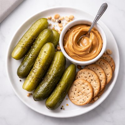 Pickle and peanut butter