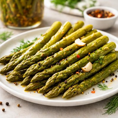 Pickled asparagus