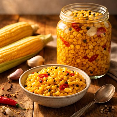 Pickled corn