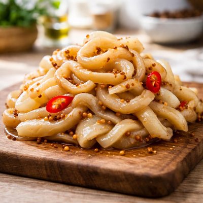Pickled cow skin