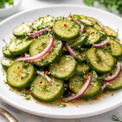 Pickled cucumber salad