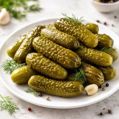Pickled gherkins
