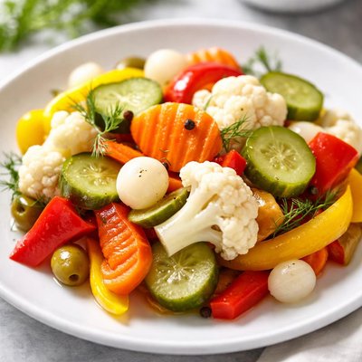 Pickled mixed vegetables