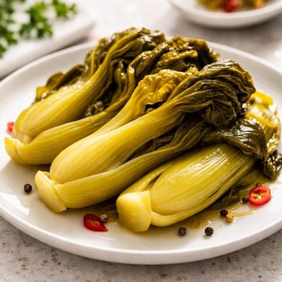 Pickled mustard greens