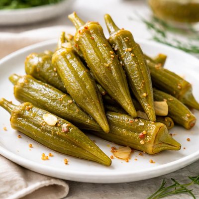 Pickled okra