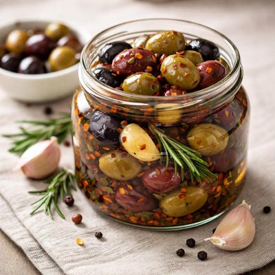 Pickled olive