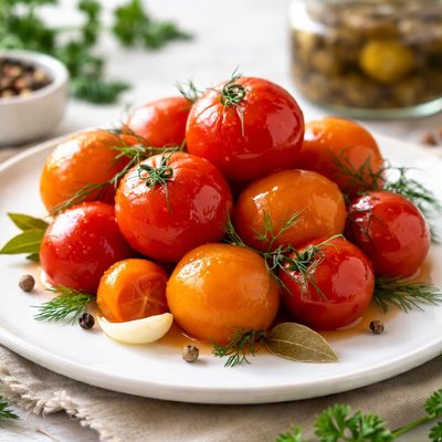 Pickled tomatoes