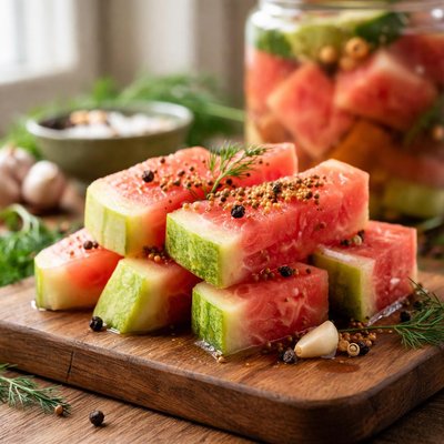 Pickled watermelon