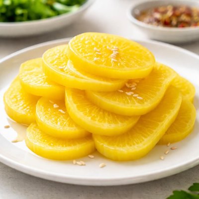 Pickled yellow radish