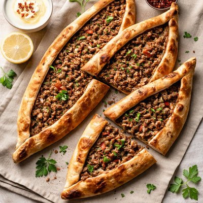 Pide with mince