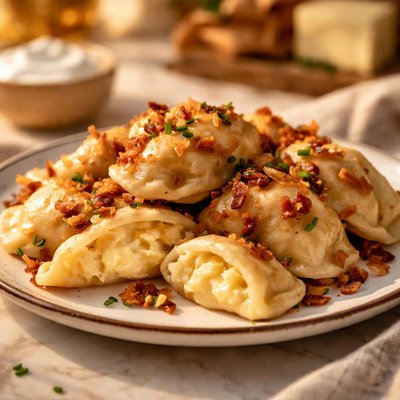 Pierogi cheese and potato