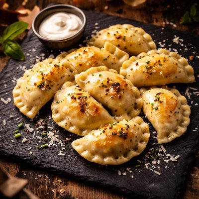 Pierogi with cheese