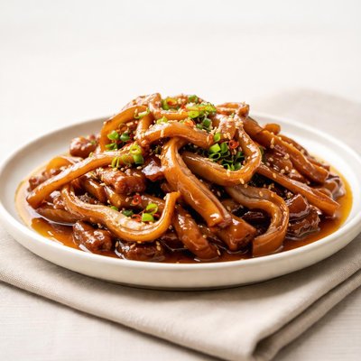 Pigs ear in soy sauce