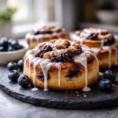 Pillsbury blueberry cinnamon roll