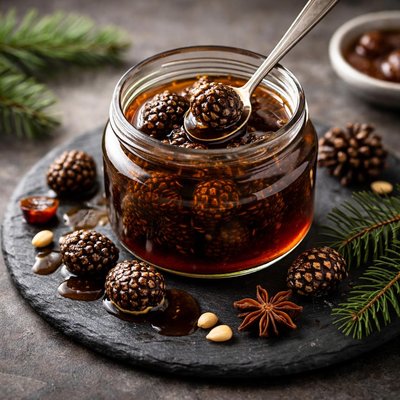 Pine cone jam