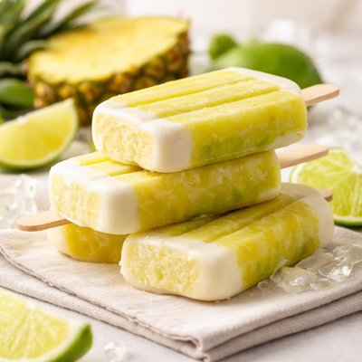 Pine lime splice ice cream