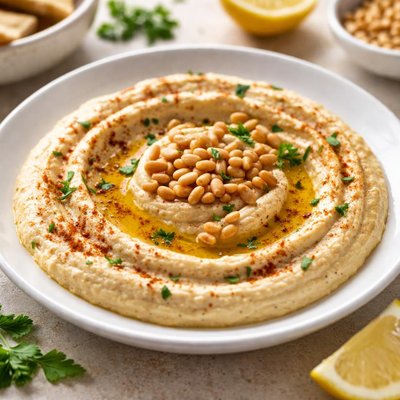 Pine nut hummus