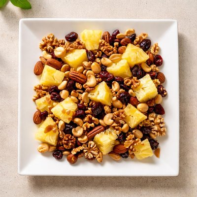 Pineapple and nut mix