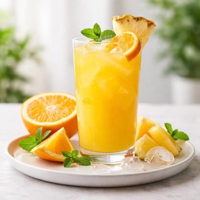 Pineapple and orange juice